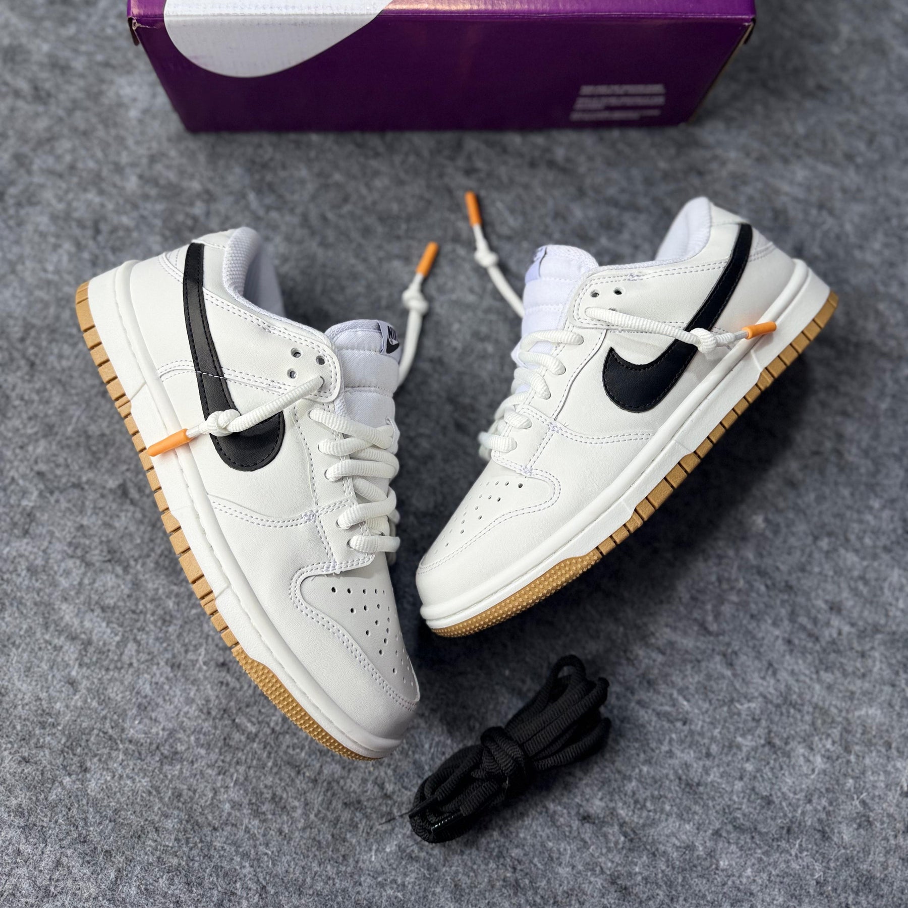 Tênis SB Dunk Linha Prime - White Gum