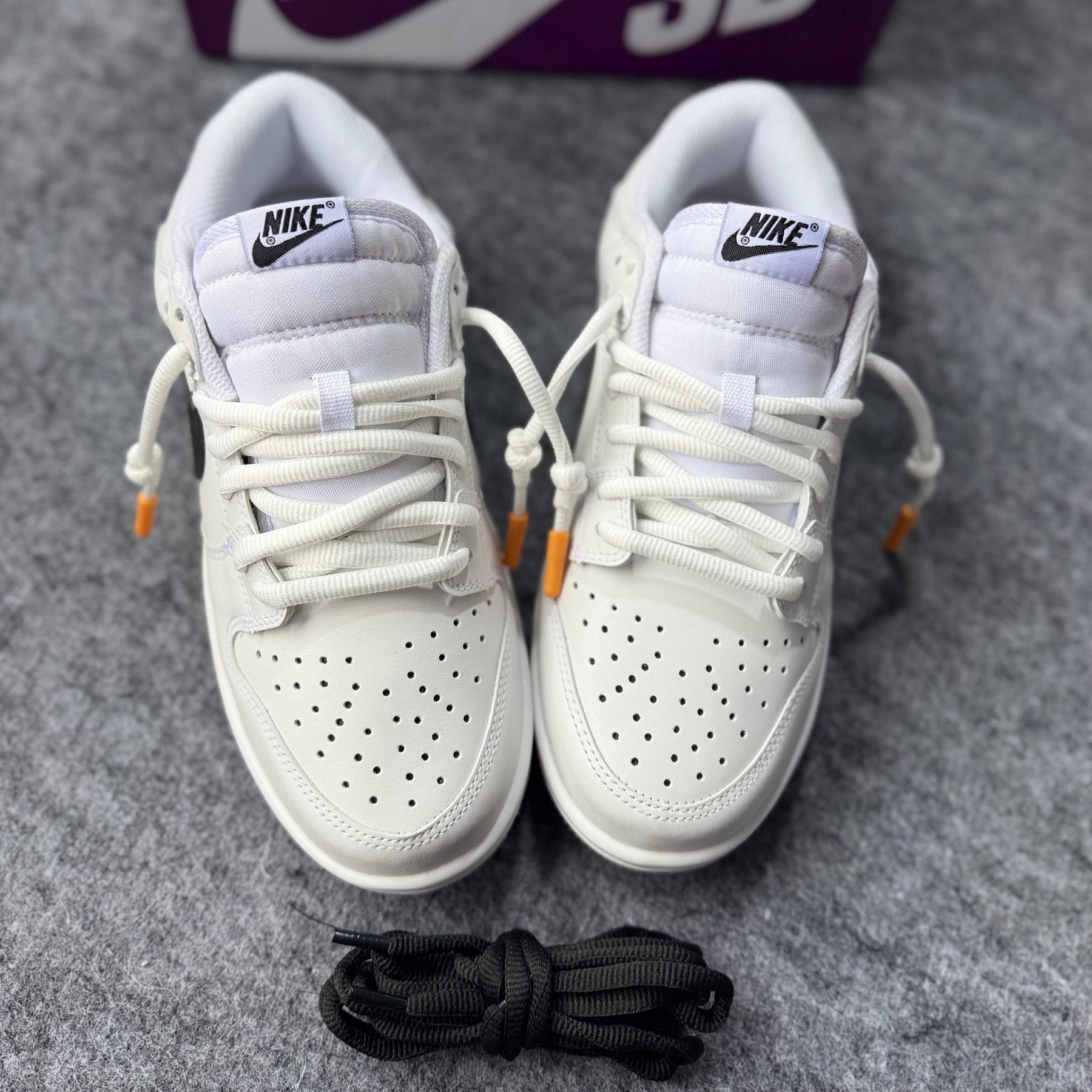 Tênis SB Dunk Linha Prime - White Gum