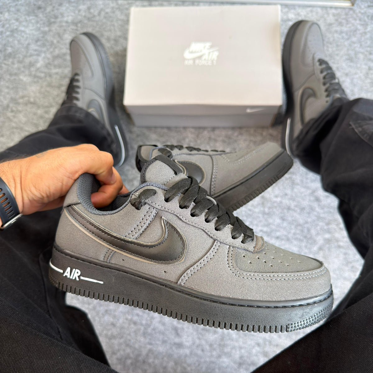 Tênis Air Force Prime - Grafite / Preto