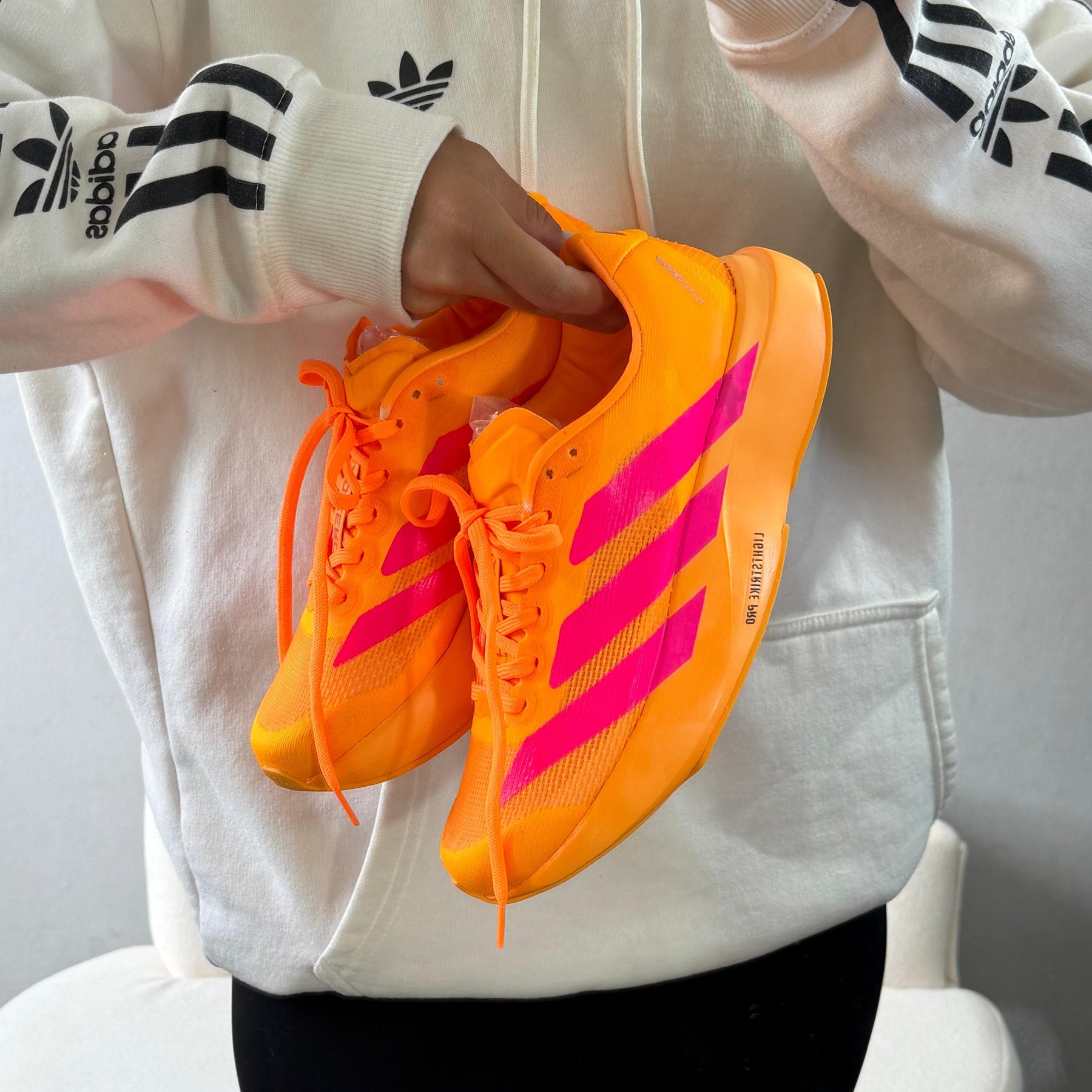 Tênis Adidas Adizero Evo SL - Laranja Pink