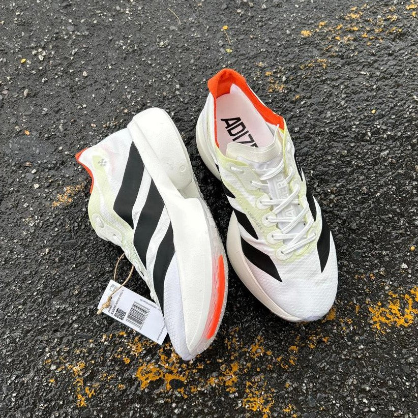 Tênis Adidas Adizero Adios Pro 4 - Branco / Preto / Laranja