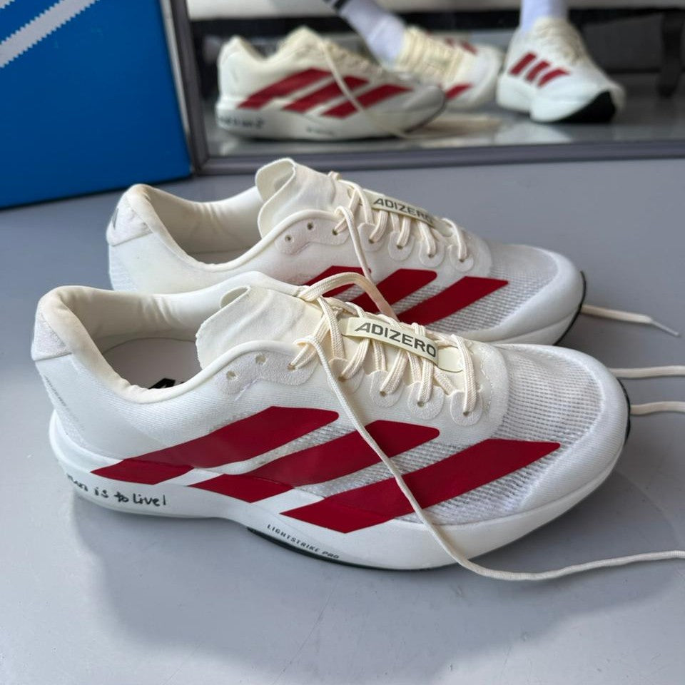 Tênis Adidas Adizero Evo SL - Bege / Vermelho