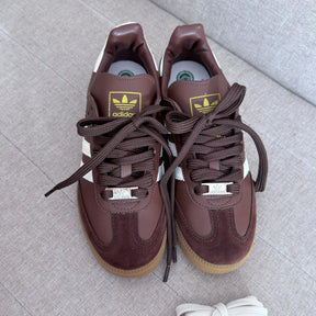 Tênis Adidas Samba Prime - White / Coffe