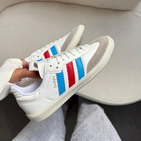 Tênis Samba OG - Branco / Azul / Vermelho