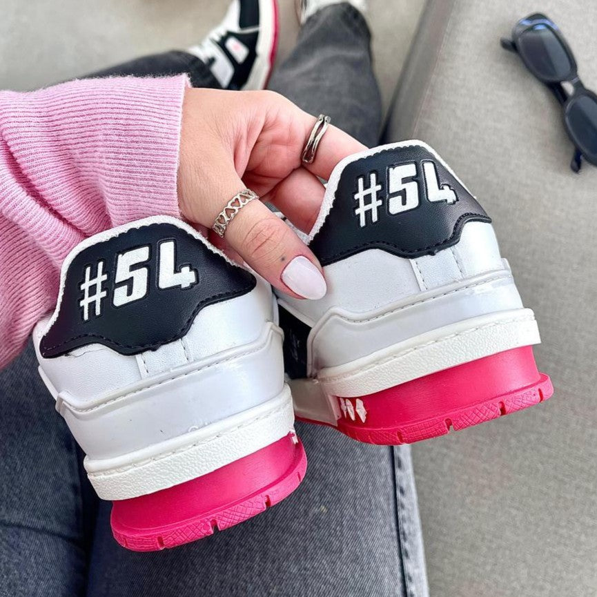 Tênis Louis Vuitton Trainer 54 - Branco / Pink