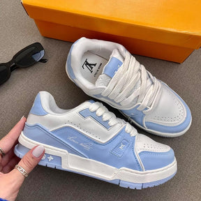 Tênis Louis Vuitton Trainer 54 - Branco / Azul