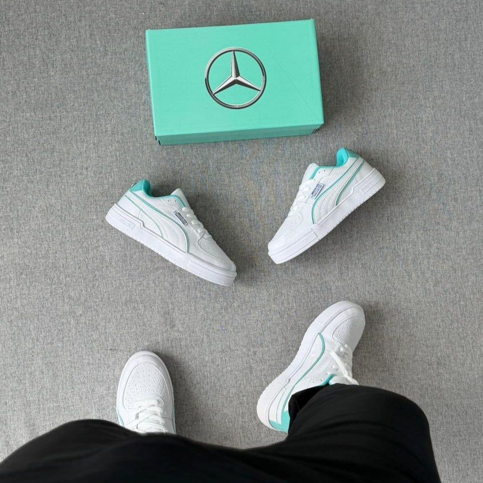Tênis Puma Mercedes 2.0 - Branco / Verde Água