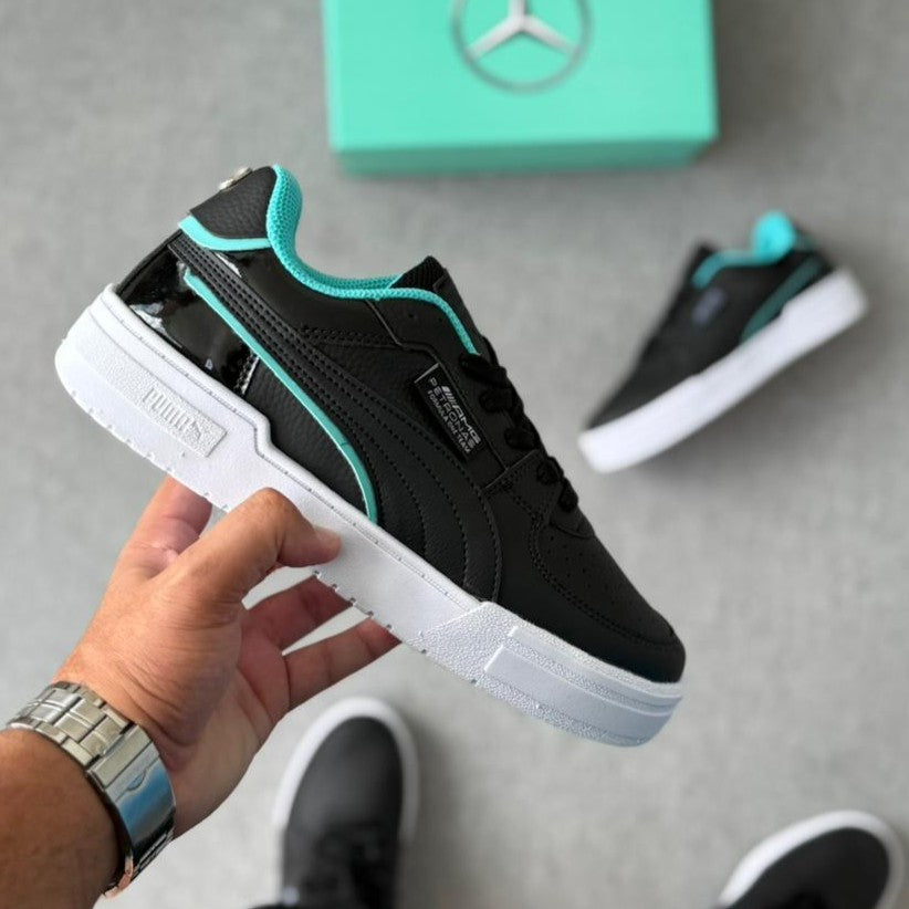 Tênis Puma Mercedes 2.0 - Preto / Verde Água