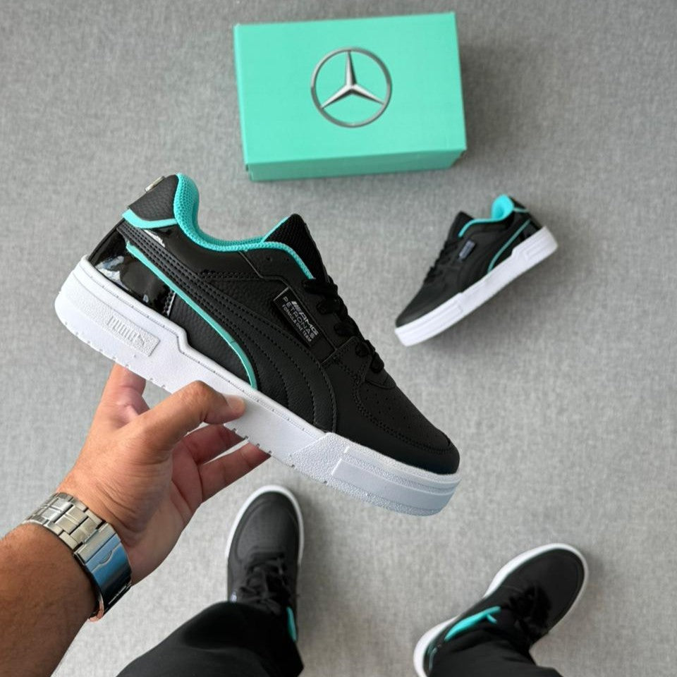 Tênis Puma Mercedes 2.0 - Preto / Verde Água