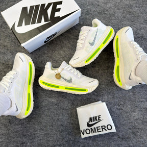 Tênis Vomero Premium - Branco / Verde Flúor