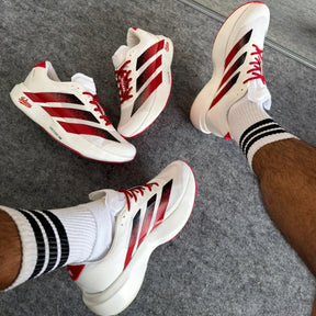 Tênis Adizero Evo SL Indiana - Branco / Vermelho / Preto