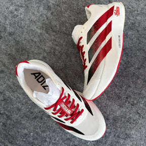 Tênis Adizero Evo SL Indiana - Branco / Vermelho / Preto
