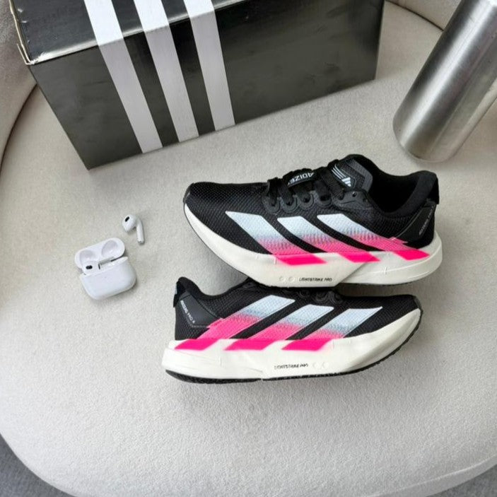 Tênis Adidas Adizero Adios Pro 4 - Preto / Branco / Rosa
