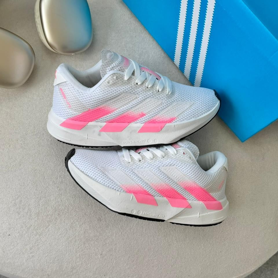 Tênis Adidas Adizero Adios Pro 4 - Branco / Rosa