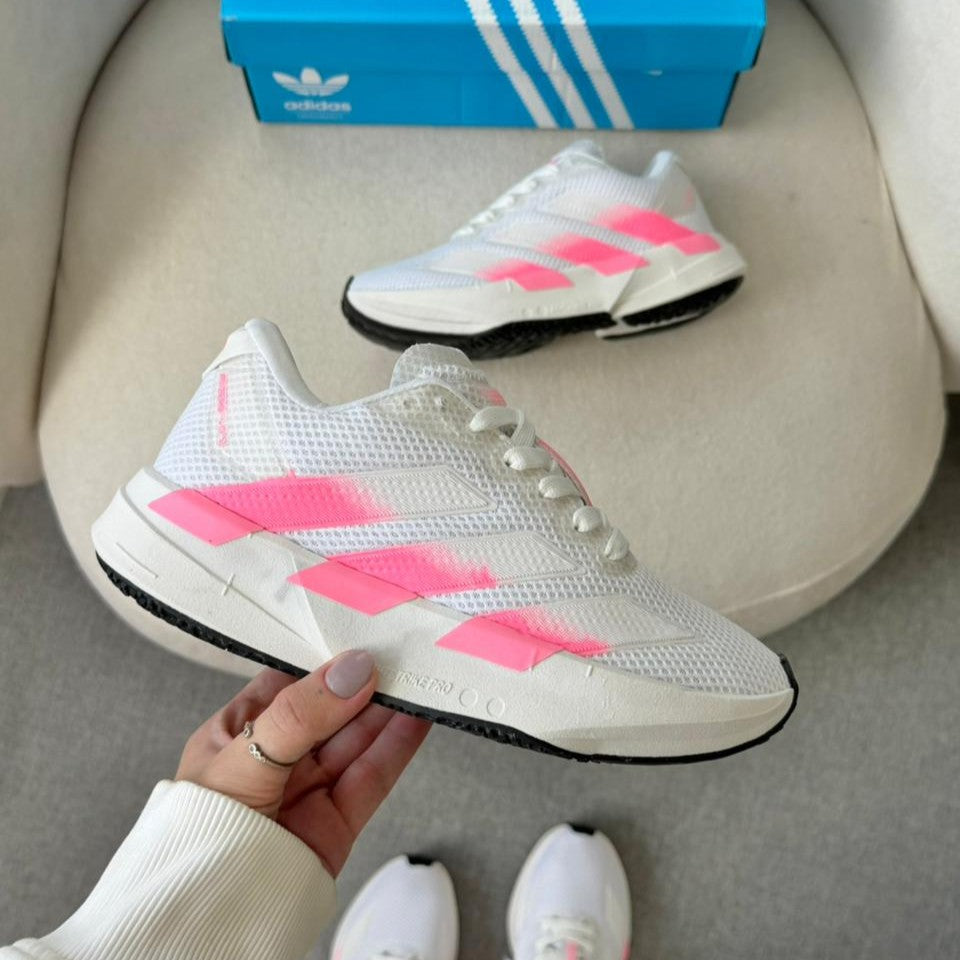 Tênis Adidas Adizero Adios Pro 4 - Branco / Rosa