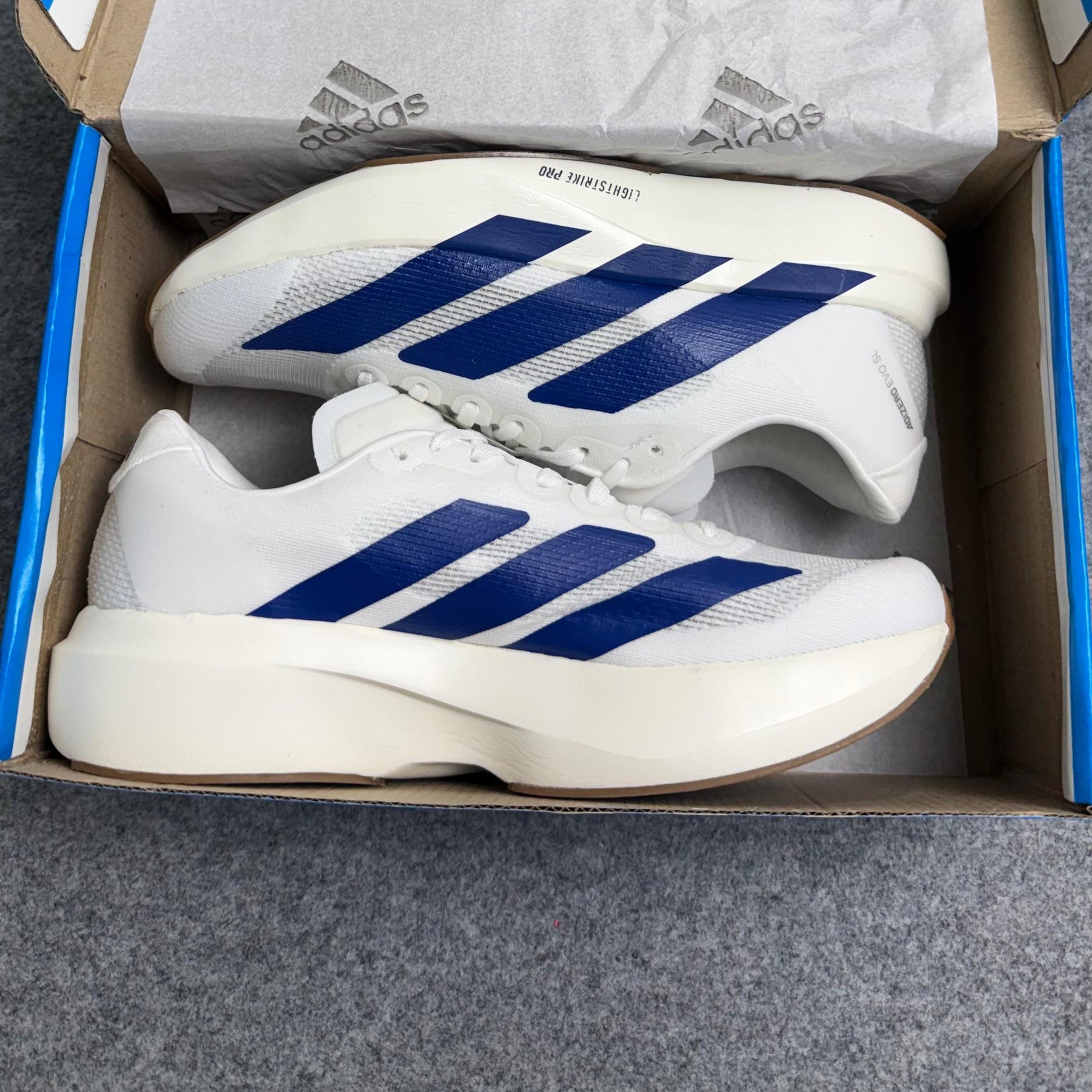 Tênis Adidas Adizero Evo SL - Off / Azul