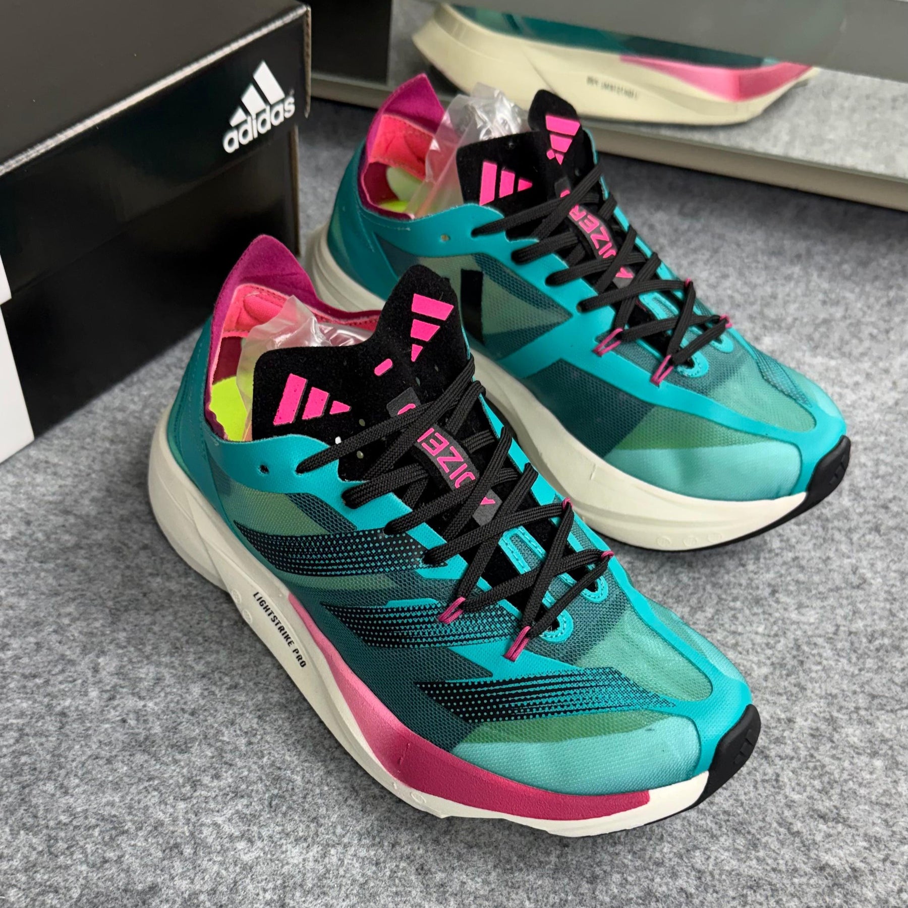 Tênis Adidas Adizero Adios Pro 3 - Azul / Off / Uva