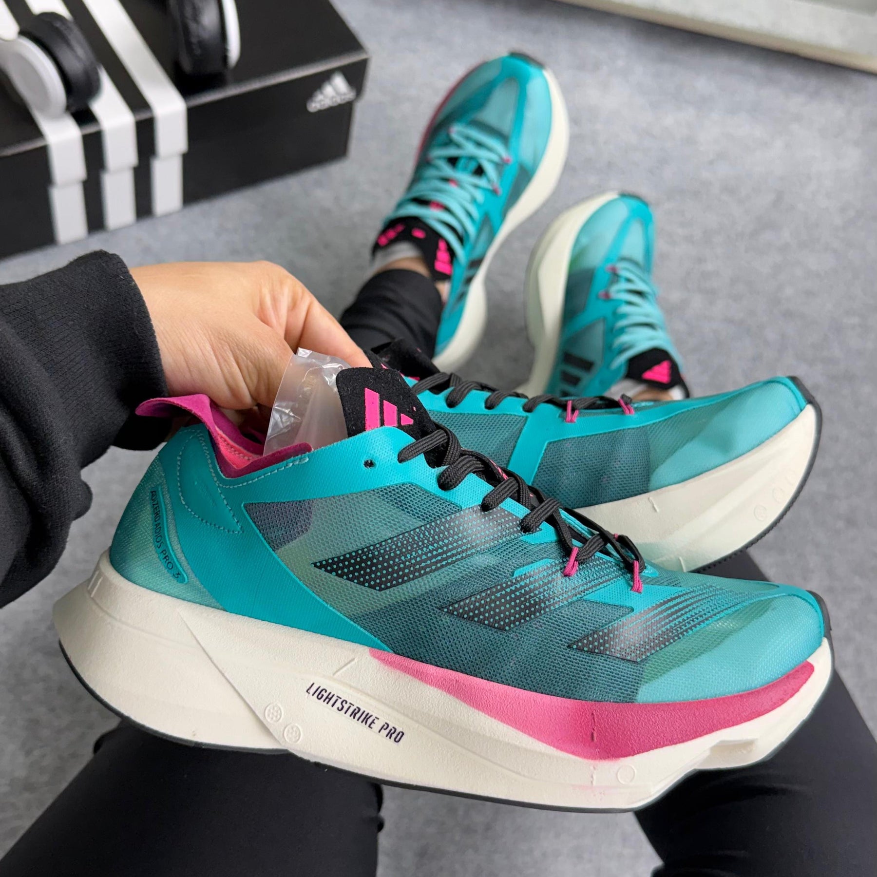 Tênis Adidas Adizero Adios Pro 3 - Azul / Off / Uva