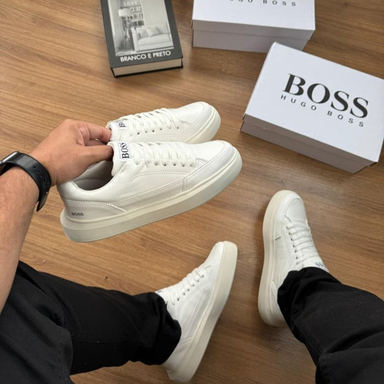 Tênis Hugo Boss - Courino Branco