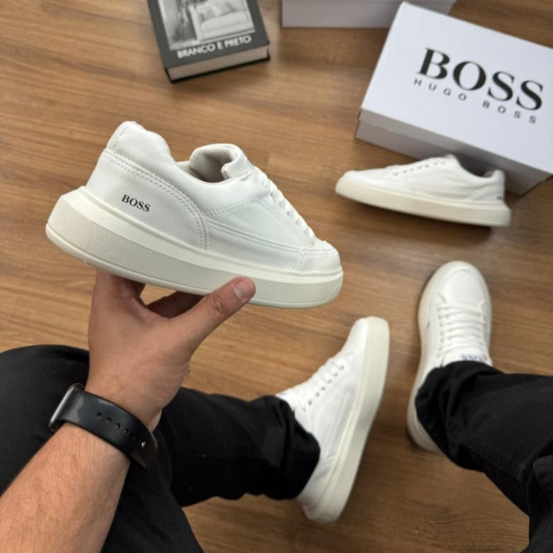 Tênis Hugo Boss - Courino Branco