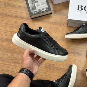 Tênis Hugo Boss - Courino Preto