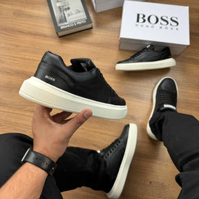 Tênis Hugo Boss - Courino Preto