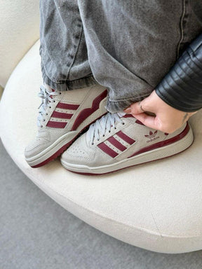 TÊNIS Adidas Fórum Low 00s - Cinza / Bordô