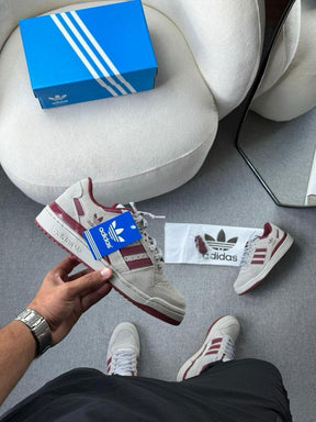 TÊNIS Adidas Fórum Low 00s - Cinza / Bordô