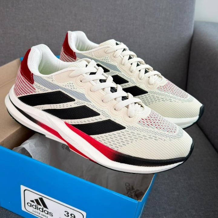 Tênis Adidas Duramo Speed - Branco / Vermelho