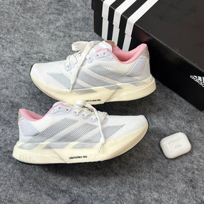 Tênis Adizero Pro 4 Basic - Branco, Prata e Rosa