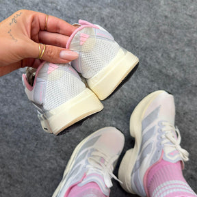 Tênis Adizero Pro 4 Basic - Branco, Prata e Rosa