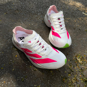 Tênis Adidas Adizero Adios Pro 4 - Branco / Pink / Verde