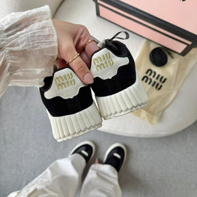 Tênis Casual Miu Miu - Preto