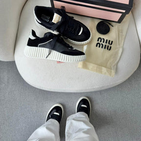 Tênis Casual Miu Miu - Preto