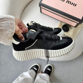 Tênis Casual Miu Miu - Preto