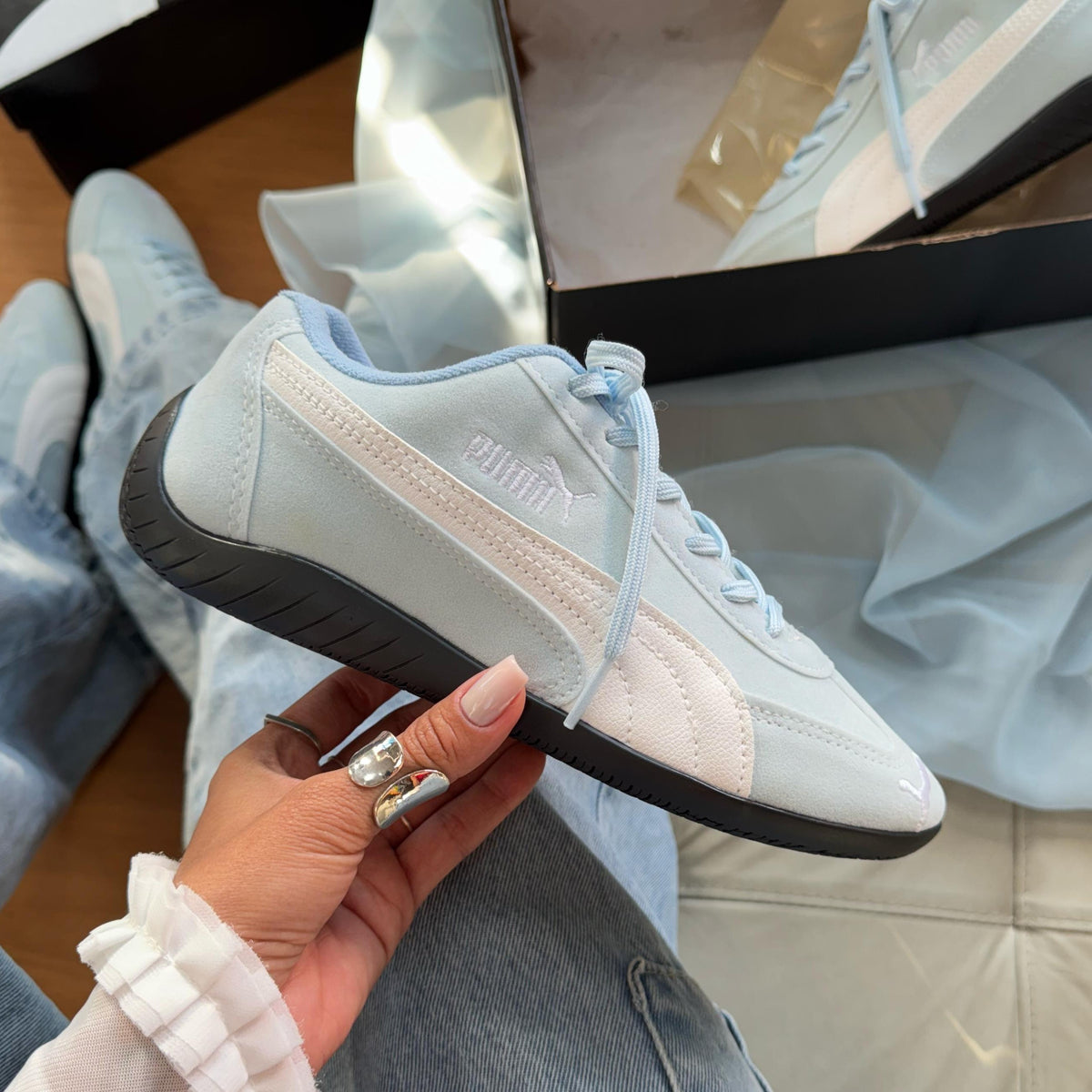 Tênis Puma Speed Cat  - Azul