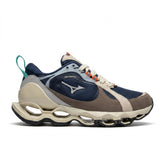 Tênis Mizuno Wave Beta 2 - Creme / Marinho - [Refletivo]