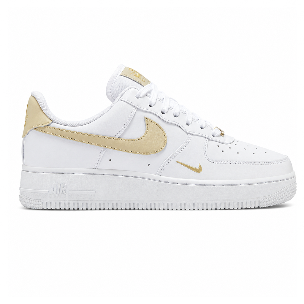 Tênis Air Force One - Branco / Amendoa