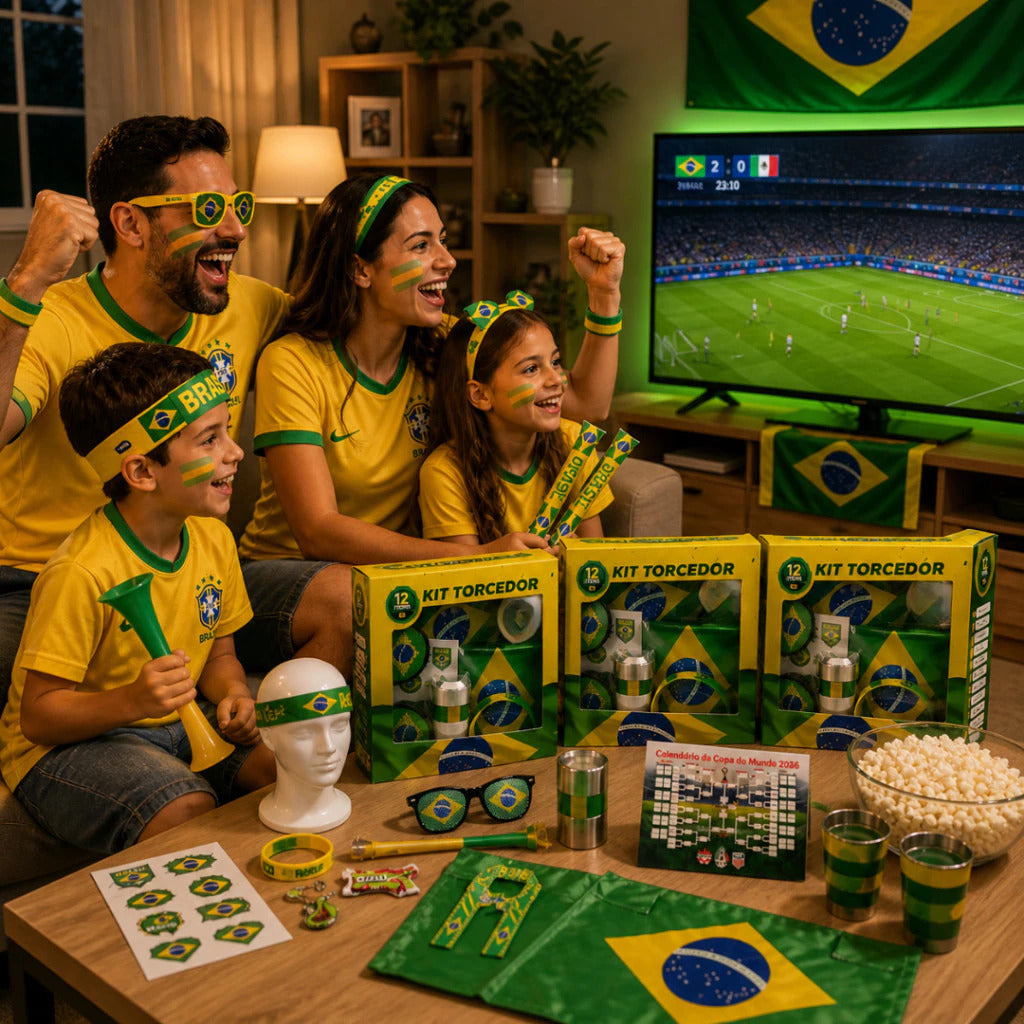 Kit Torcedor Brasil Copa 2026